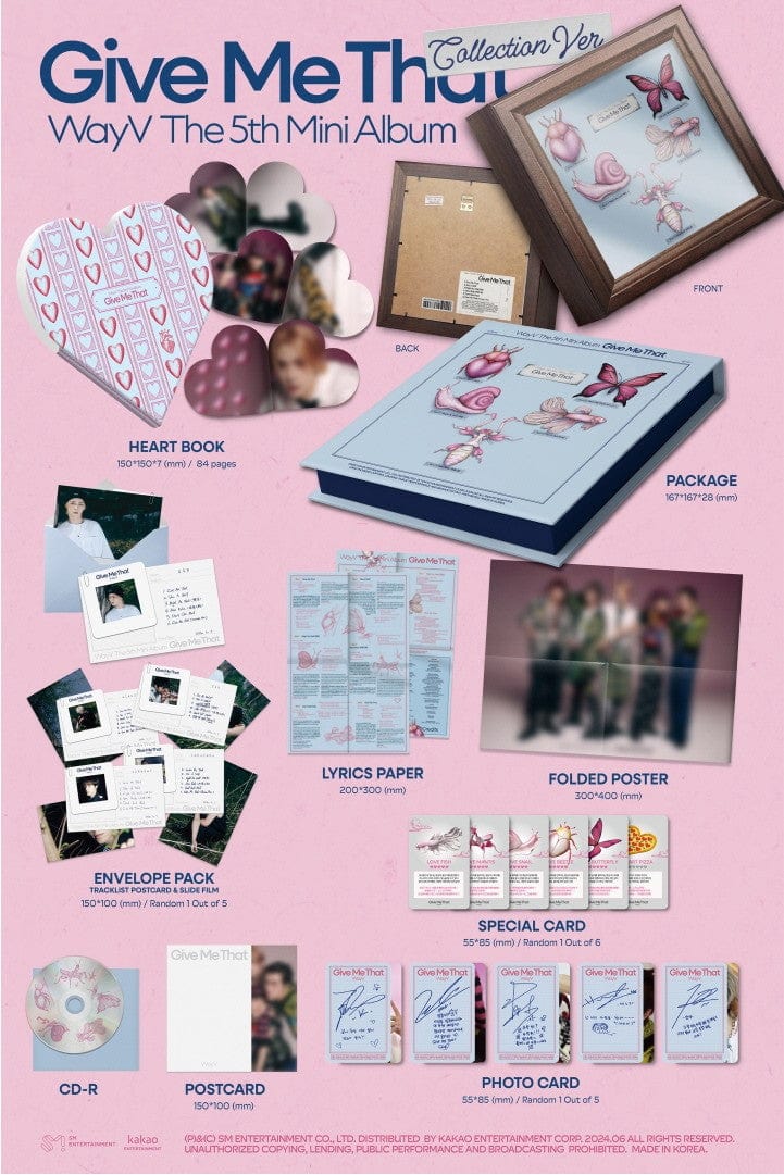 Korea Pop Store WAYV - [Give Me That] (5th Mini Album) Box Ver. Kawaii Gifts 8804775450129