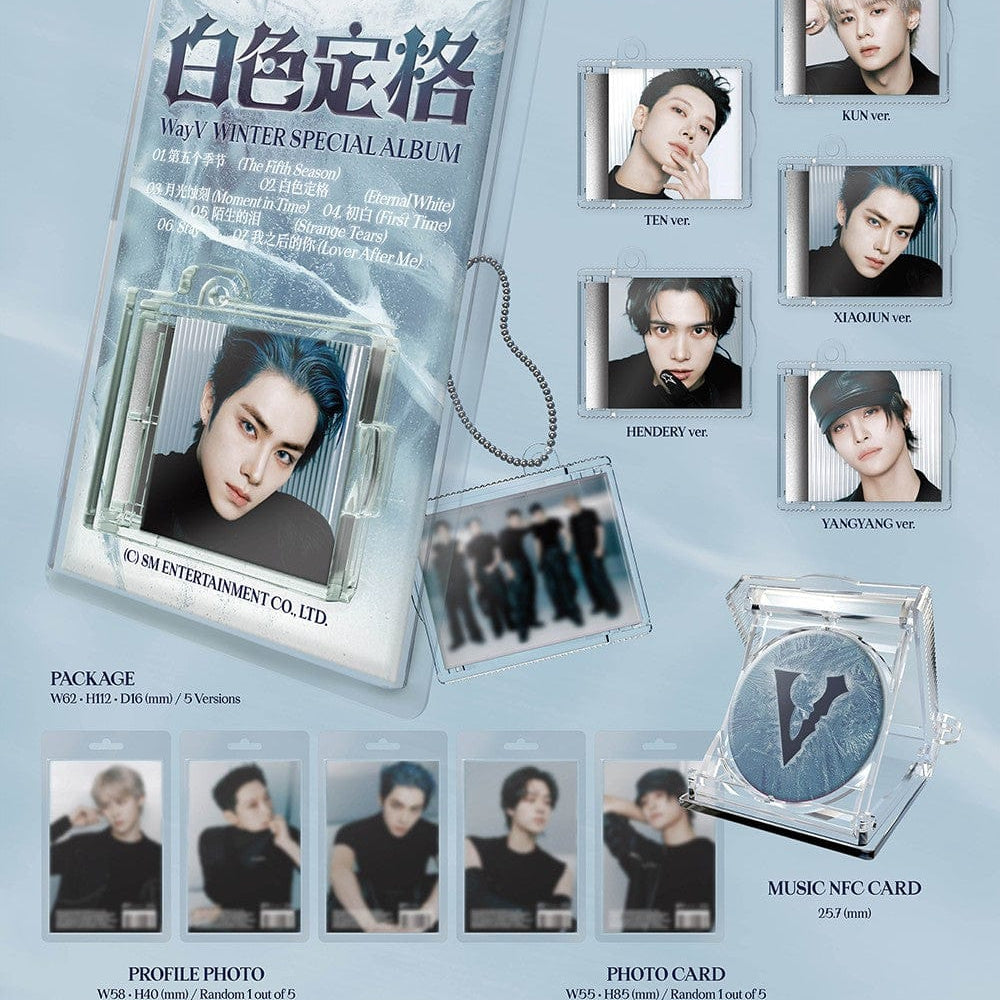 Korea Pop Store WAYV - Winter Special Album [Eternal White] (SMini Ver.) Kawaii Gifts