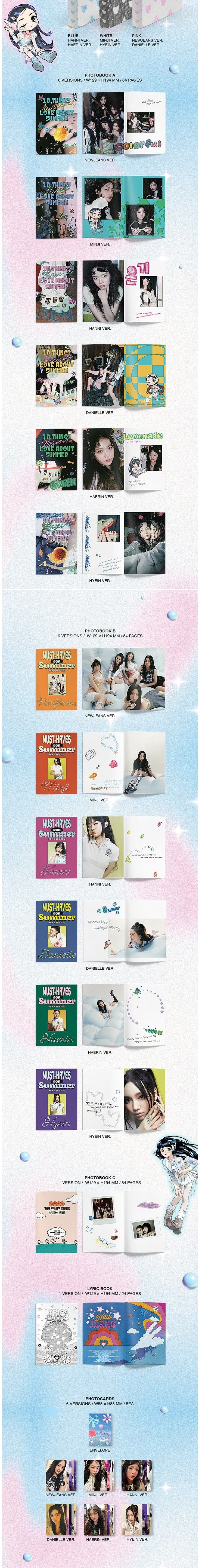 Korea Pop Store [WEVERSE] [NEWJEANS] 2nd EP 'Get Up' [Bunny Beach Bag Ver.] Kawaii Gifts