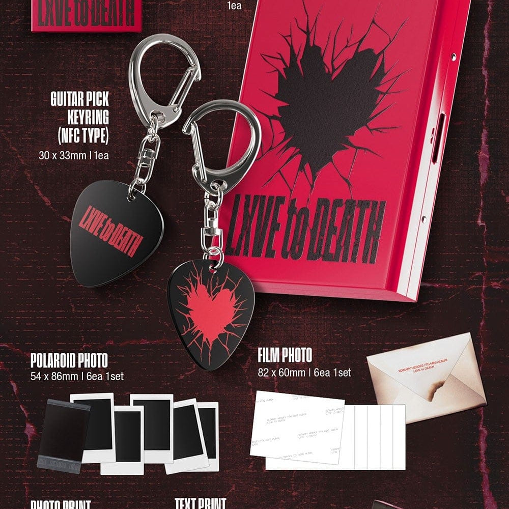 Korea Pop Store Xdinary Heroes - 7th Mini Album [Lxve to Death] (Tin Case Ver.) Kawaii Gifts