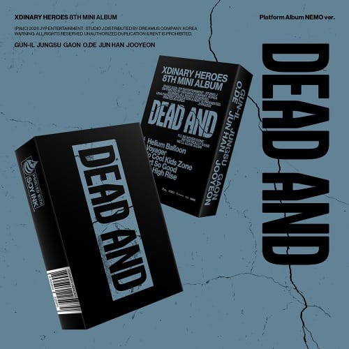 Korea Pop Store Xdinary Heroes - 8th Mini Album [Dead And] (Platform Ver.) Kawaii Gifts