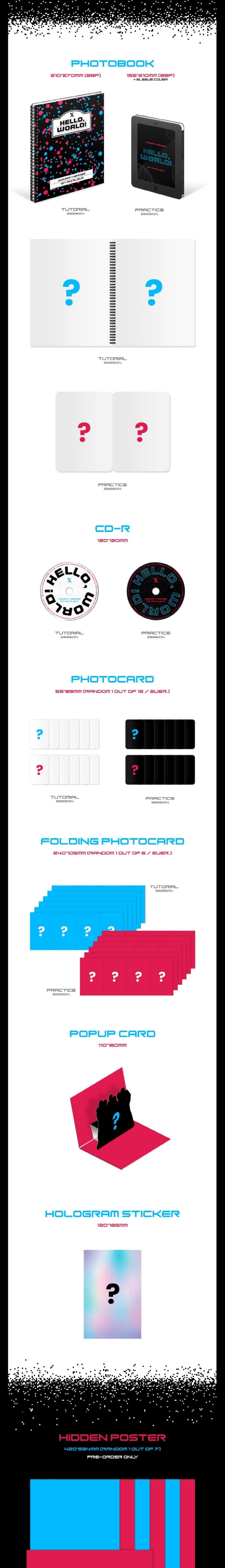 Korea Pop Store Xdinary Heroes - Hello, World! (1st Mini Album) Kawaii Gifts 8809755507138