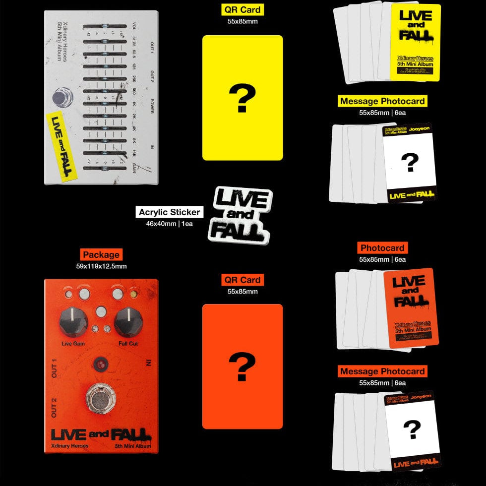 Korea Pop Store Xdinary Heroes - [Live and Fall] (5th Mini Album) Platform Album Nemo Ver. Kawaii Gifts