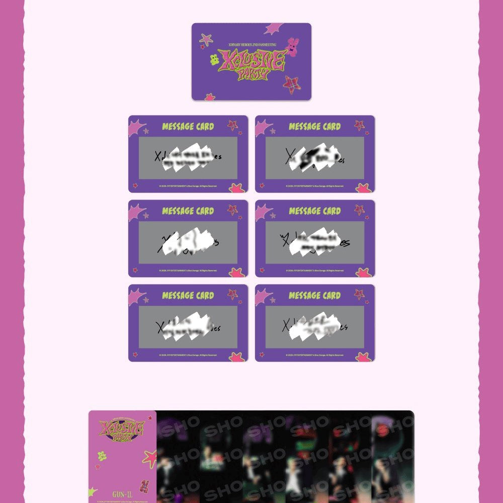 Korea Pop Store [XDINARY HEROES] Xclusive Party - Secret Photocard Kawaii Gifts