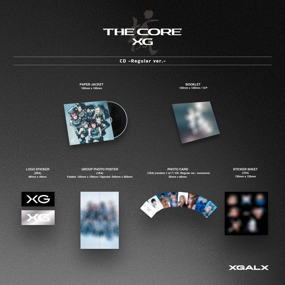 Korea Pop Store XG - 1st Full Album [The Core] (Regular Ver.) Kawaii Gifts 8809704434102