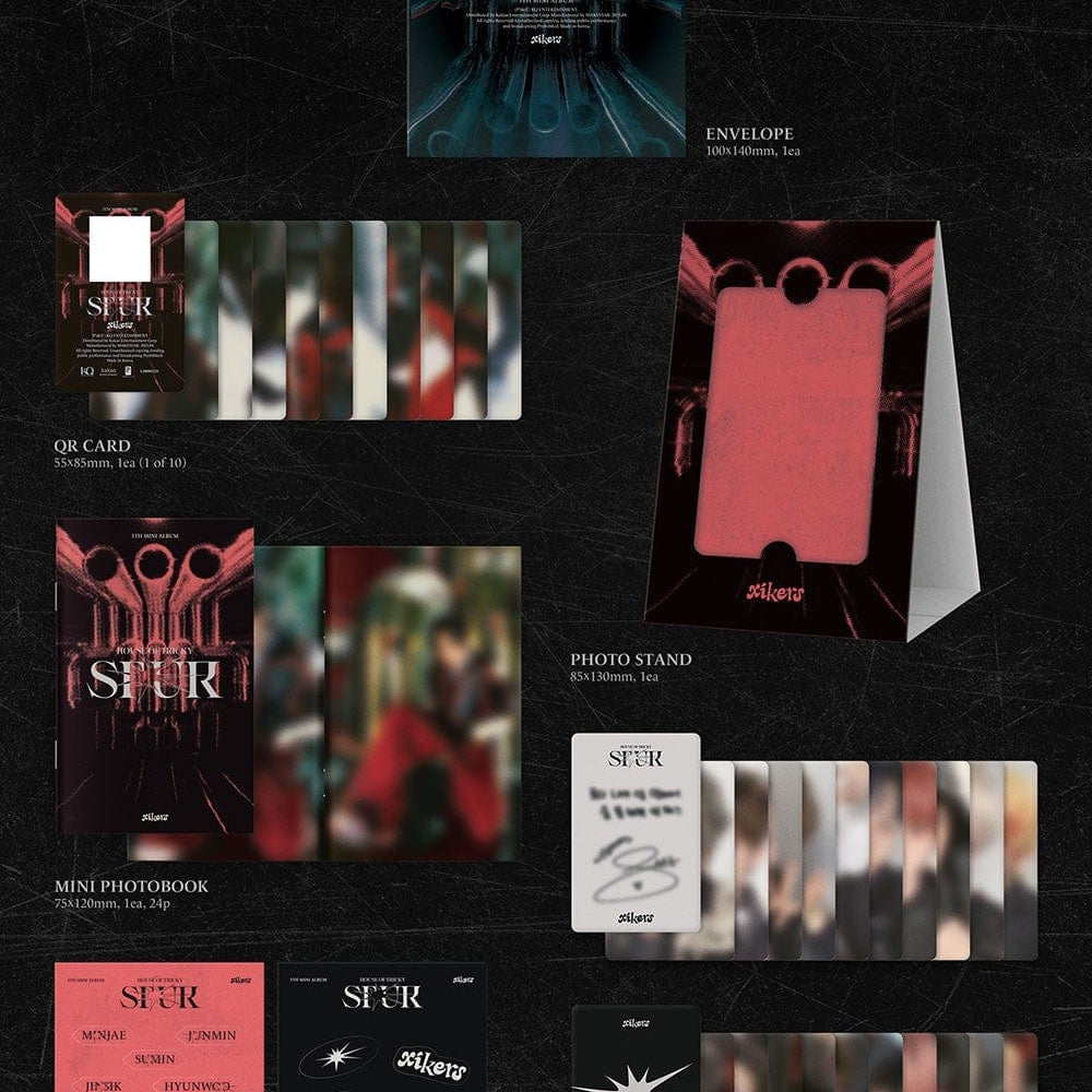 Korea Pop Store xikers - 5th Mini Album [House of Tricky: Spur] Pocaalbum Kawaii Gifts