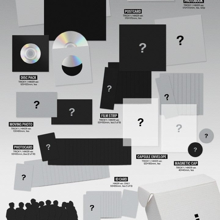 Korea Pop Store xikers - [House of Tricky : Trial and Error] (3rd Mini Album) Kawaii Gifts 8804775368301
