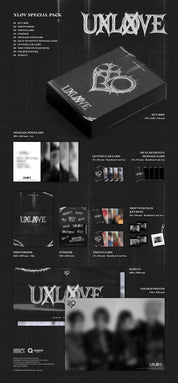 Korea Pop Store XLOV - 1st Mini Album [Uxlxve] (Special Pack) Kawaii Gifts