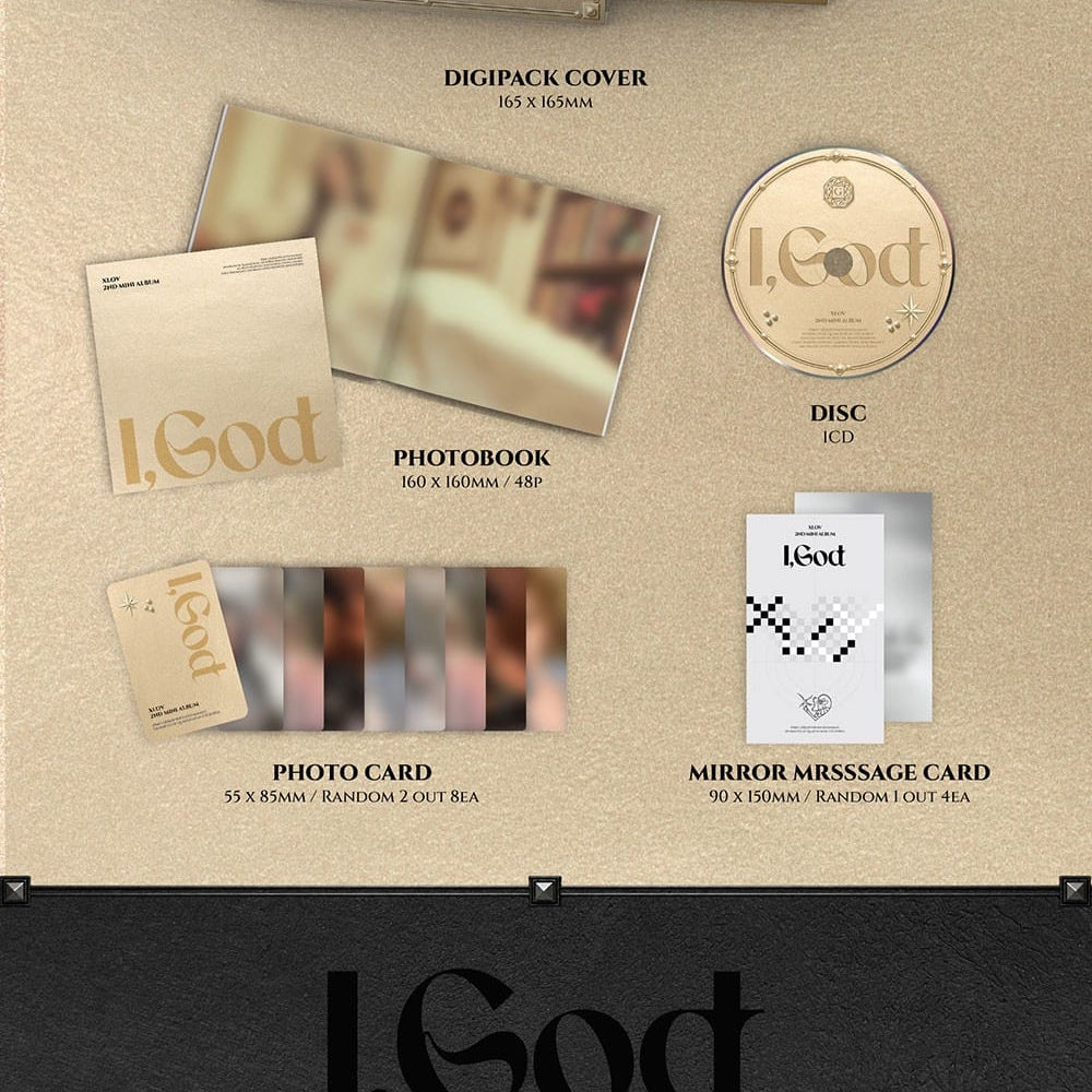 Korea Pop Store XLOV - 2nd Mini Album [I, God] Kawaii Gifts
