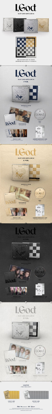 Korea Pop Store XLOV - 2nd Mini Album [I, God] Kawaii Gifts