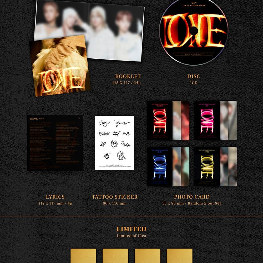 Korea Pop Store XLOV - 2nd Single [I One] Jewel Case Kawaii Gifts