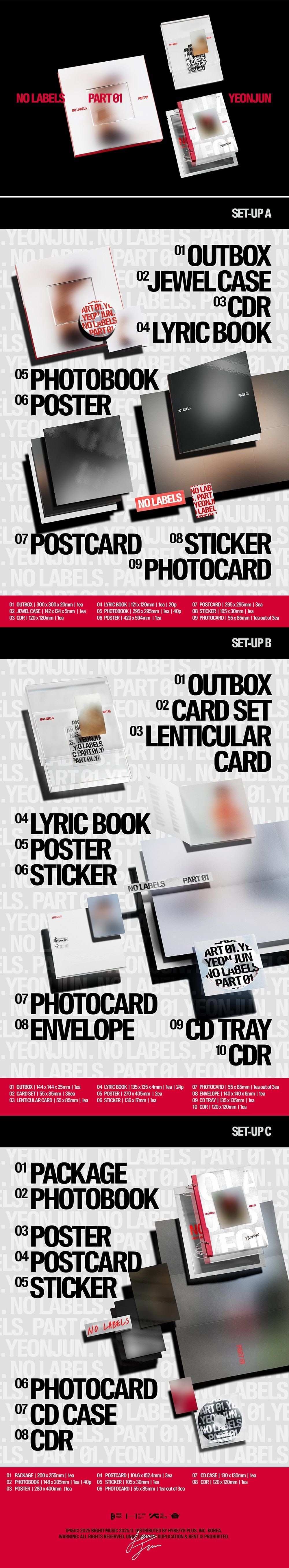 Korea Pop Store Yeonjun (TXT) - No Labels: Part 01 Kawaii Gifts