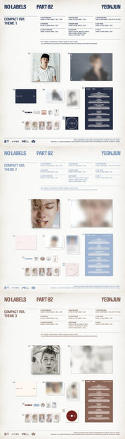 Korea Pop Store Yeonjun (TXT) - No Labels: Part 02 (Compact Ver.) Kawaii Gifts
