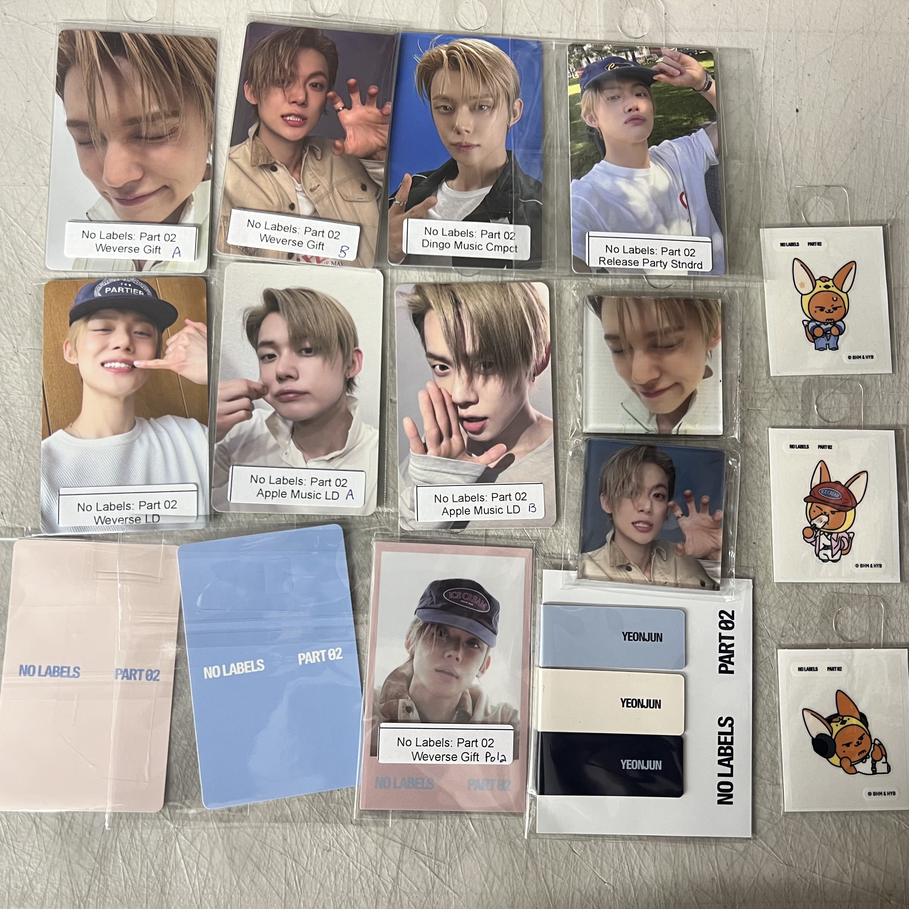 Korea Pop Store Yeonjun (TXT) - No Labels: Part 02 Pre-Order Benefit Kawaii Gifts