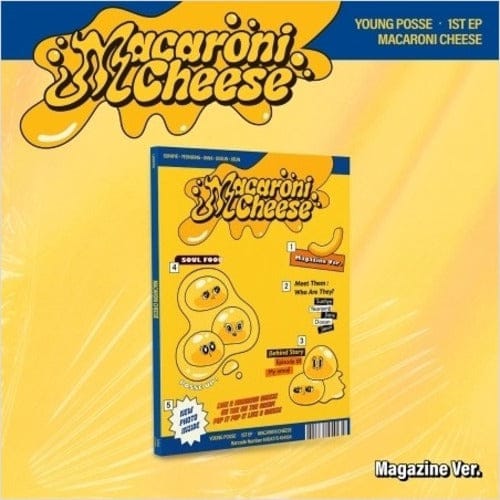 Korea Pop Store YOUNG POSSE - [Macaroni Cheese] (1st Mini Album) (Magazine Ver.) Kawaii Gifts