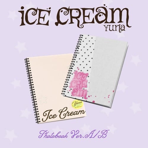 Korea Pop Store YUNA (ITZY) - [Ice Cream] (Photobook Ver.) Kawaii Gifts 8809954225796