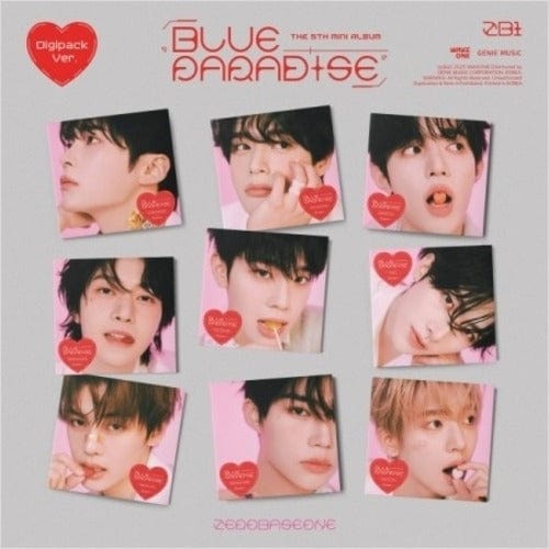 Korea Pop Store ZEROBASEONE - [Blue Paradise] (5th Mini Album) (Digipack Ver.) Kawaii Gifts