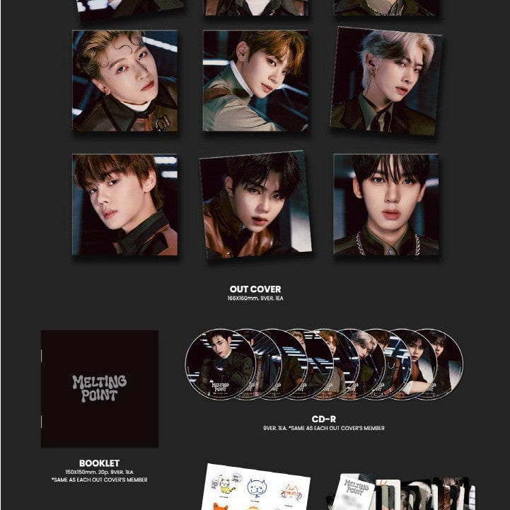 Korea Pop Store ZEROBASEONE - Melting Point (2nd Mini Album) [Digipack Ver.] Kawaii Gifts 8809704427210