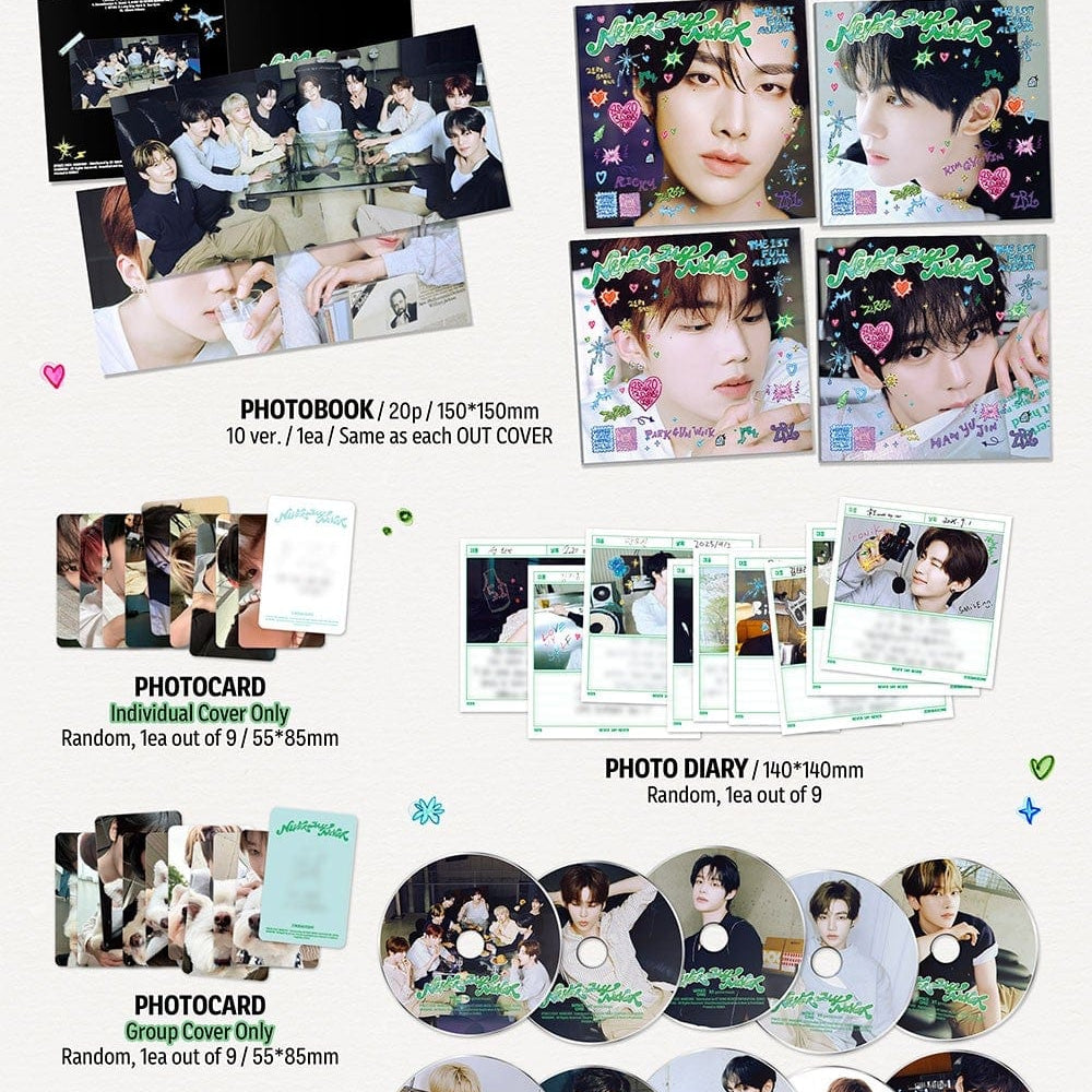 Korea Pop Store ZEROBASEONE - The 1st Full Album [Never Say Never] (Digipack Ver.) Kawaii Gifts 8809704433556