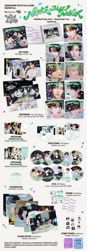 Korea Pop Store ZEROBASEONE - The 1st Full Album [Never Say Never] (Digipack Ver.) Kawaii Gifts 8809704433556
