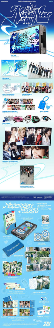 Korea Pop Store ZEROBASEONE - The 1st Full Album [Never Say Never] (Photobook Ver.) Kawaii Gifts
