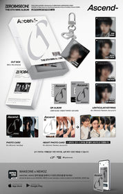 Korea Pop Store ZEROBASEONE - The 6th Mini Album [Ascend-] (Lenticular Keyring Ver.) Kawaii Gifts