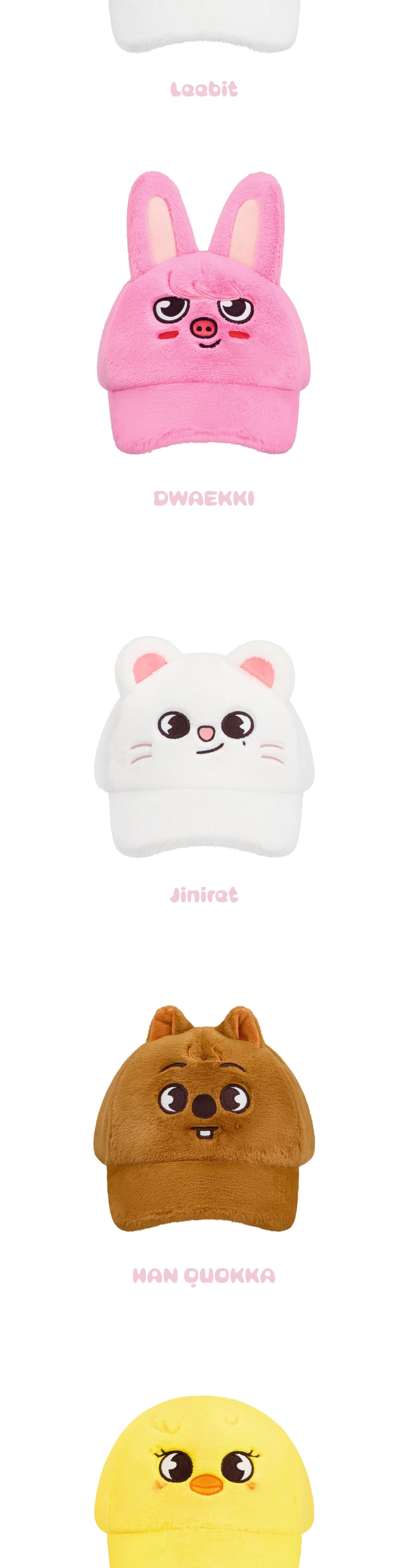 Korea Pop Store [STRAY KIDS] 6th Fanmeeting - Skzoo Plush Cap Kawaii Gifts