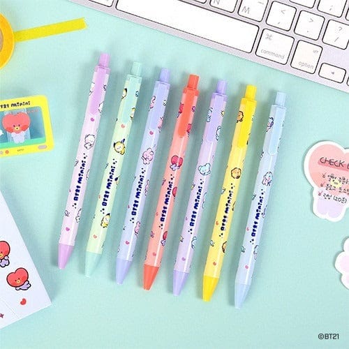 Korea Pop Store [BT21] Minini Gel Ink Ball Pen (MP) Kawaii Gifts