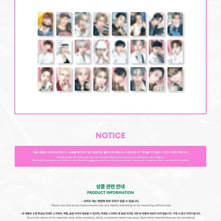 Korea Pop Store [ATEEZ] Golden Hour: Part 5 Pop-Up Store - Random Trading Card Kawaii Gifts