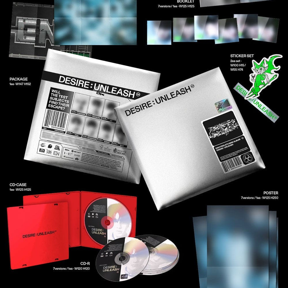 Korea Pop Store ENHYPEN - Desire : Unleash (Engene Ver.) Kawaii Gifts