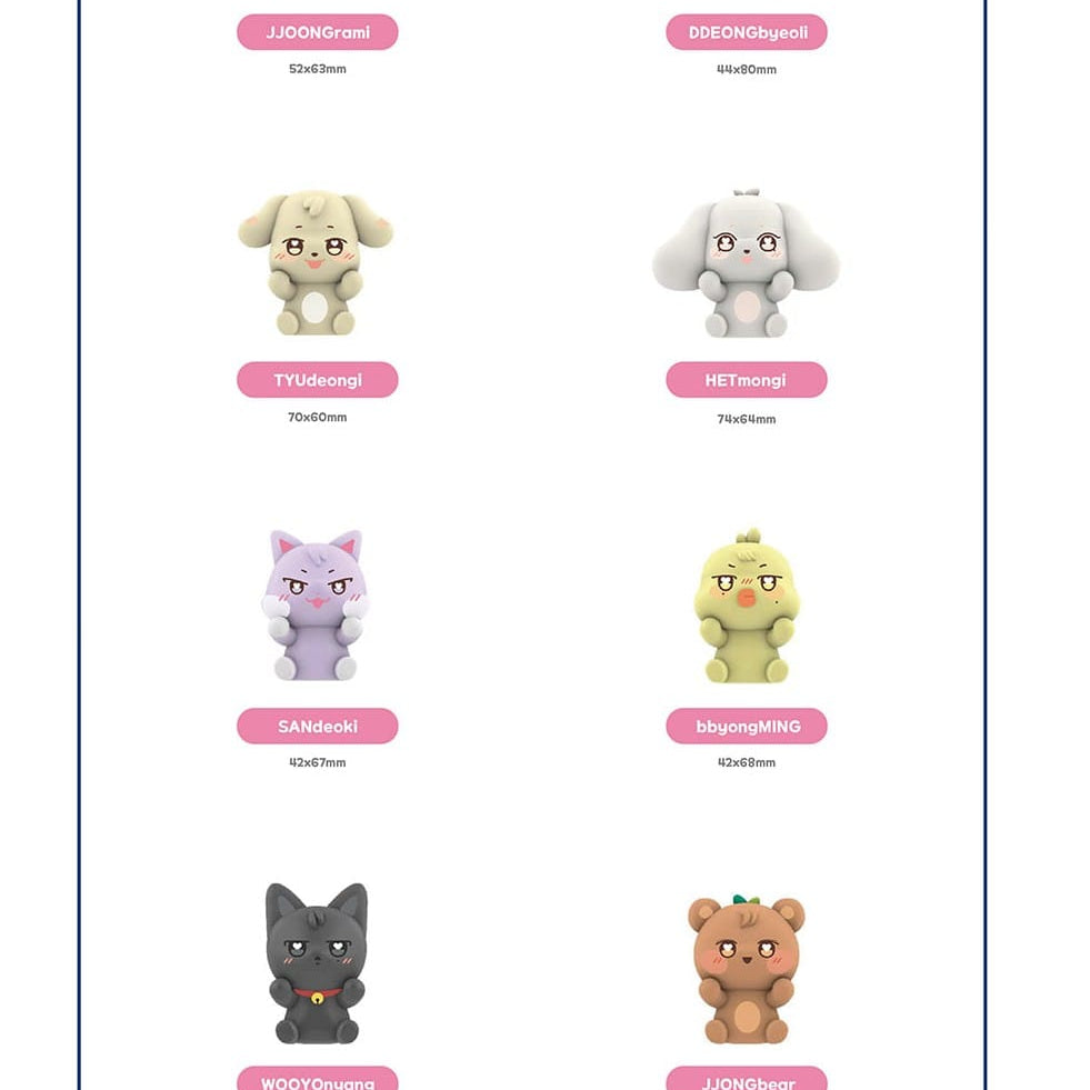 Korea Pop Store [ATEEZ] ANITEEZ in Color - Aniteez in Love Figure Kawaii Gifts