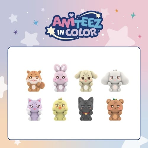 Korea Pop Store [ATEEZ] ANITEEZ in Color - Aniteez in Love Figure Kawaii Gifts