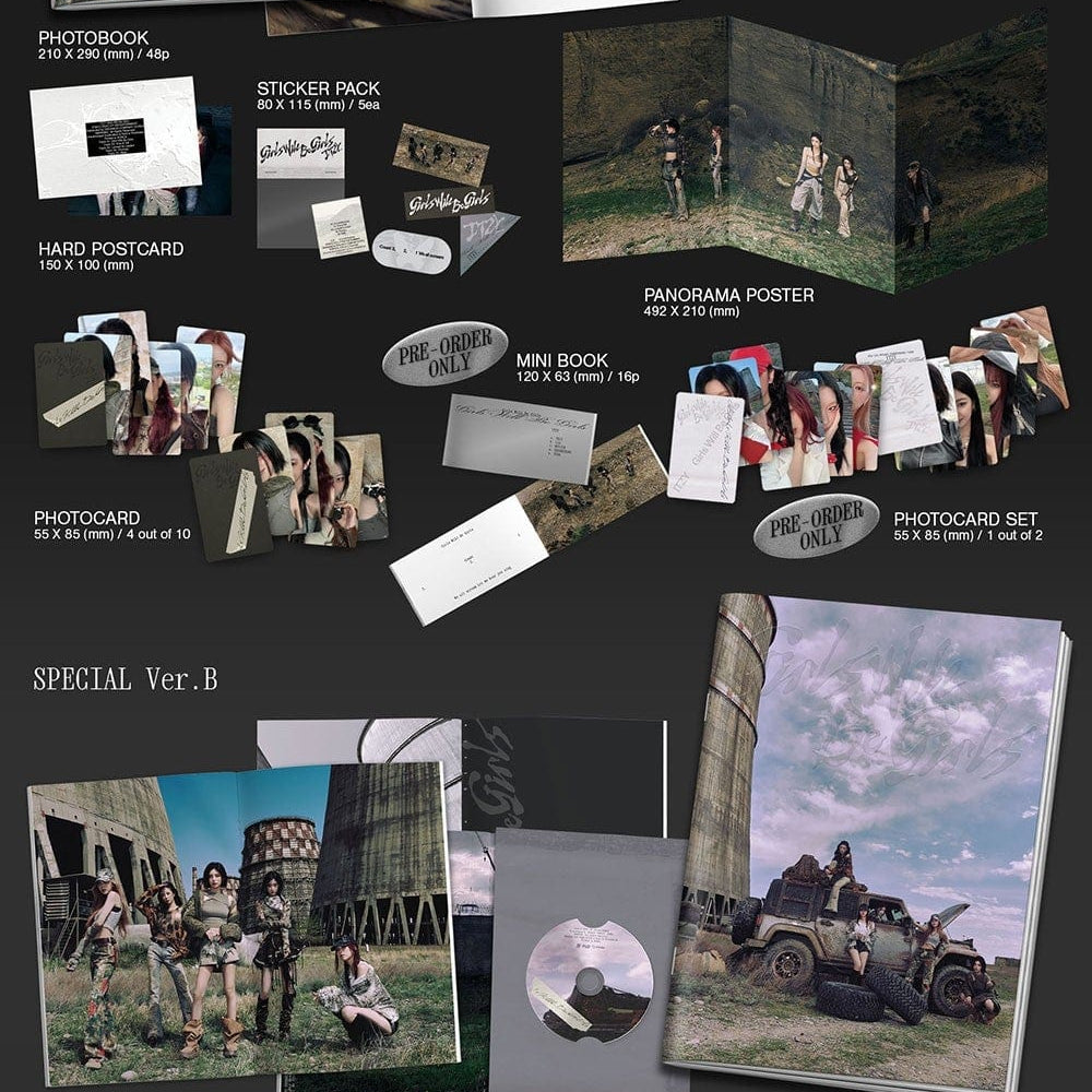 Korea Pop Store ITZY - [Girls Will Be Girls] (Special Edition) Kawaii Gifts