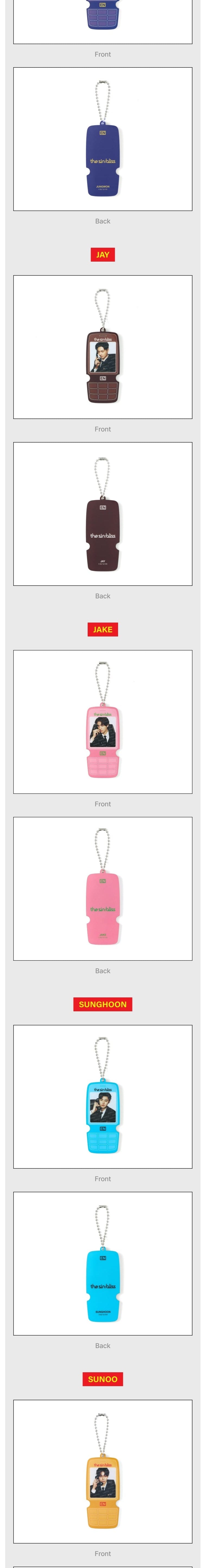 Korea Pop Store [ENHYPEN] The Sin : Bliss - Earphone Winder Lucky Draw Kawaii Gifts