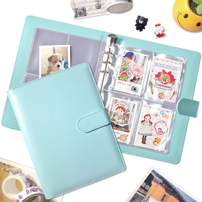 Korea Pop Store Pastel Photocard Binder Sky Blue Kawaii Gifts