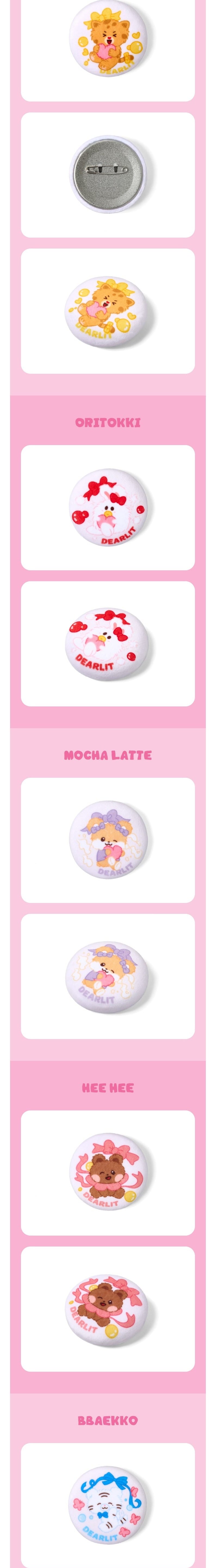 Korea Pop Store [ILLIT] Dearlit - Can Badge Lucky Draw Kawaii Gifts
