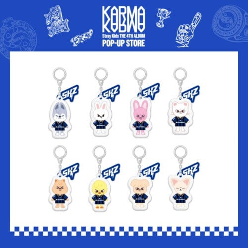 Korea Pop Store [STRAY KIDS] Karma - Skzoo Yinyang Keyring Kawaii Gifts