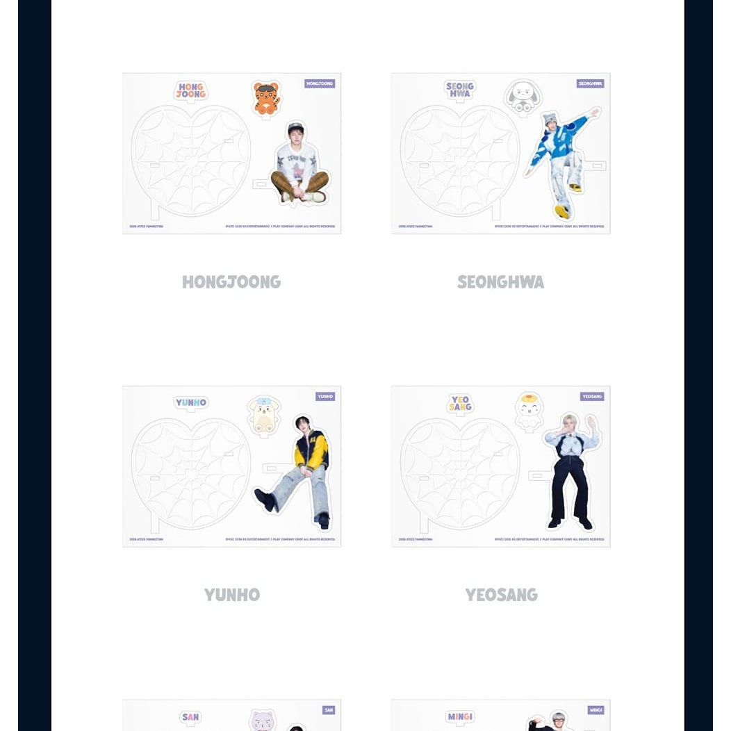 Korea Pop Store [ATEEZ] 2026 ATEEZ Fanmetting Atiny’s Voyage : Tiny Mystery Acrylic Stopper Kit Kawaii Gifts