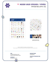 Korea Pop Store [ATEEZ] ANITEEZ in Color - Micro Deco Sticker Kawaii Gifts