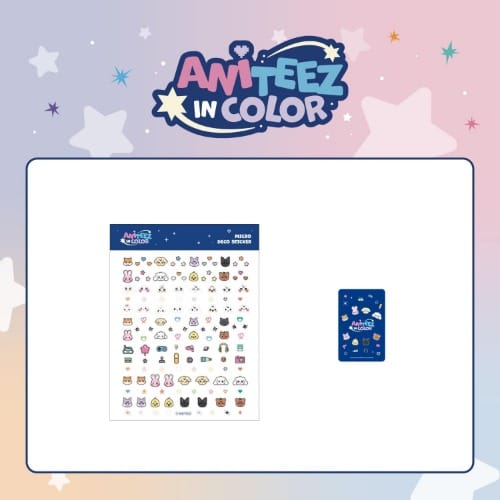 Korea Pop Store [ATEEZ] ANITEEZ in Color - Micro Deco Sticker Kawaii Gifts
