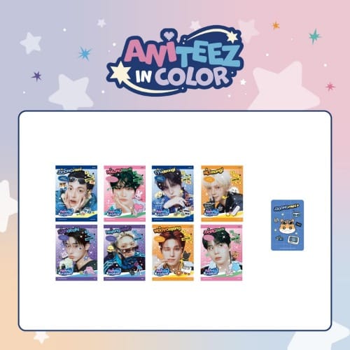 Korea Pop Store [ATEEZ] ANITEEZ in Color - Mini Photobook Kawaii Gifts