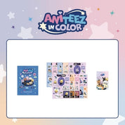 Korea Pop Store [ATEEZ] ANITEEZ in Color - Retro Sticker Book Kawaii Gifts