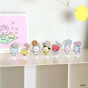 Korea Pop Store BT21 Acrylic Stand Happy Flower Kawaii Gifts