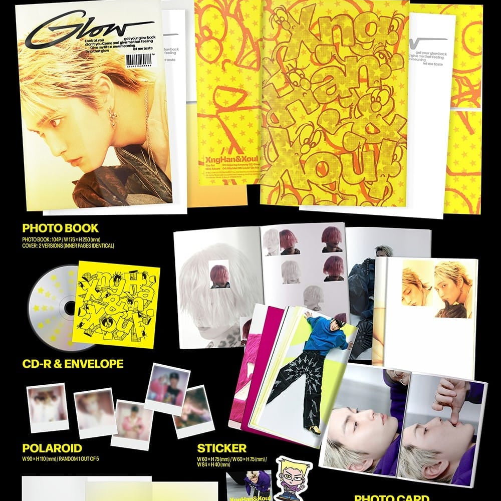 Korea Pop Store XNGHAN&XOUL - 1st Mini Album [Glow] (Glow Ver.) Kawaii Gifts