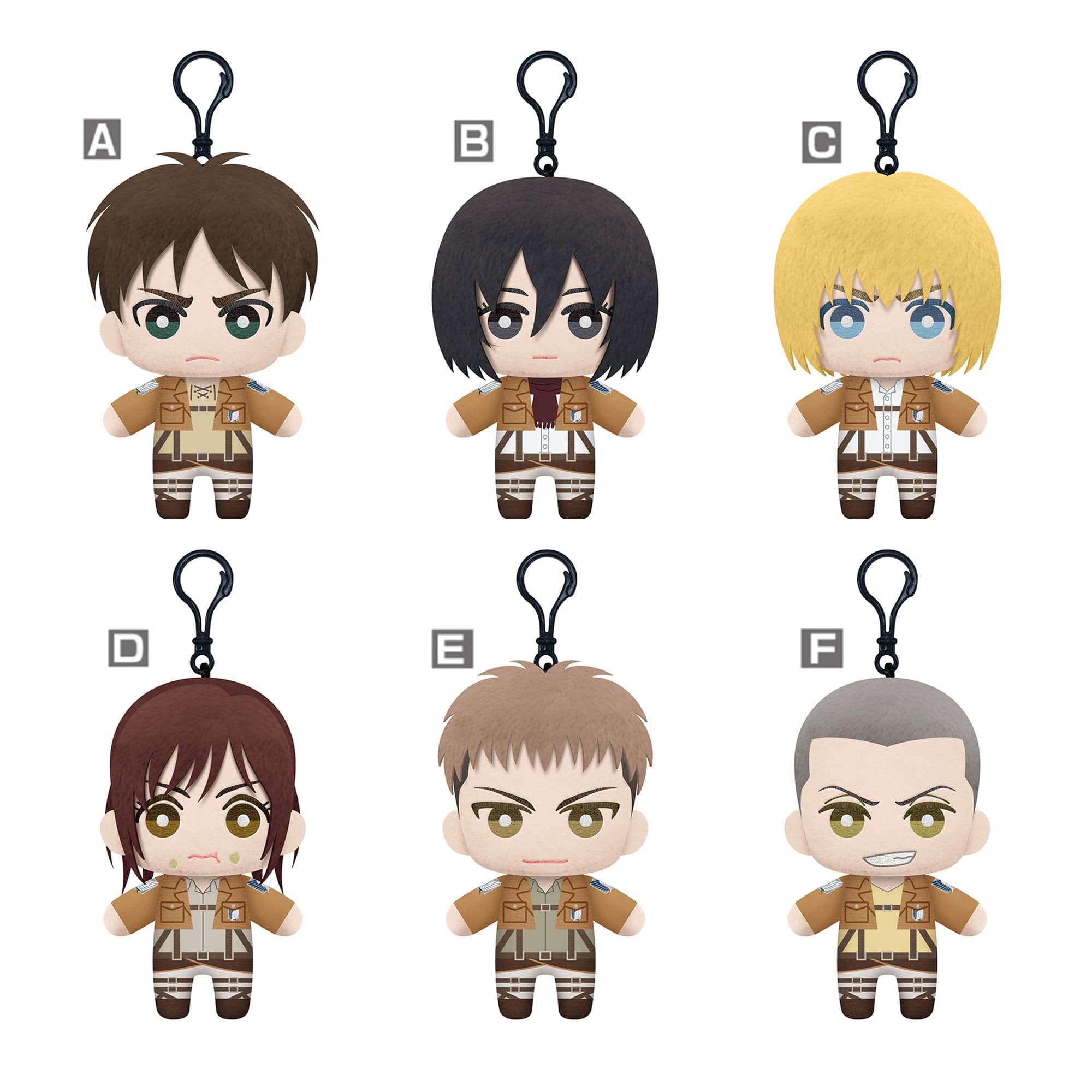 Little Buddy Attack On Titan Tomonui Plush SURPRISE PICK Series 1 Kawaii Gifts 4983164190847