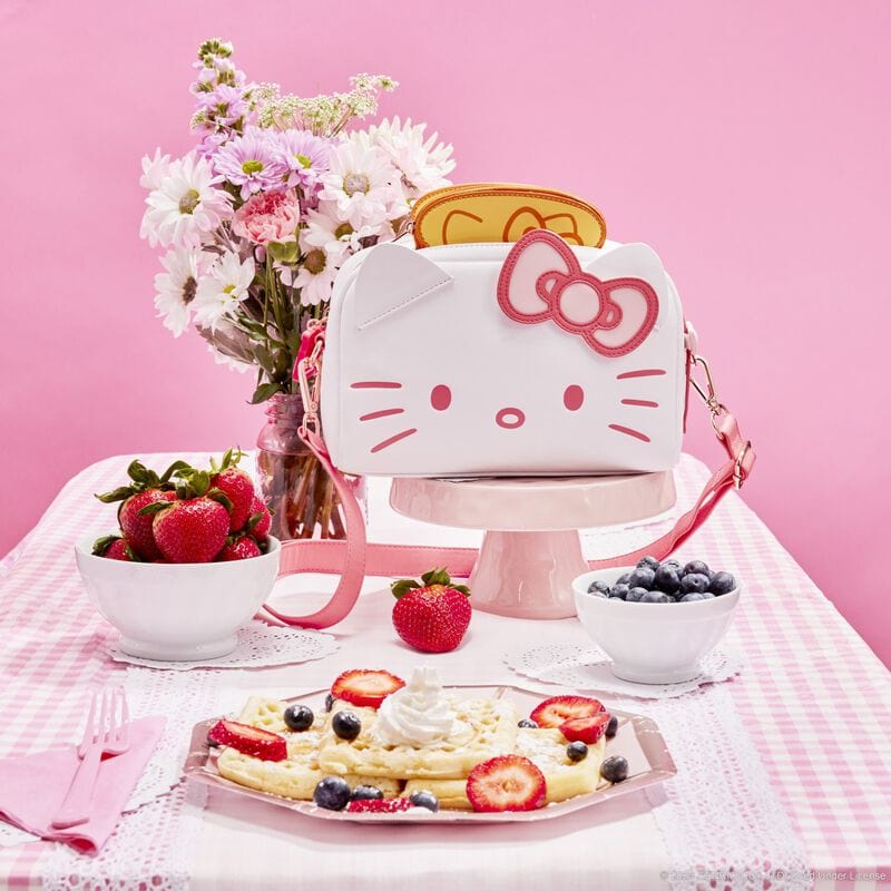 Loungefly Loungefly Hello Kitty Breakfast Toaster Crossbody Bag with Card Holder Kawaii Gifts 671803458260