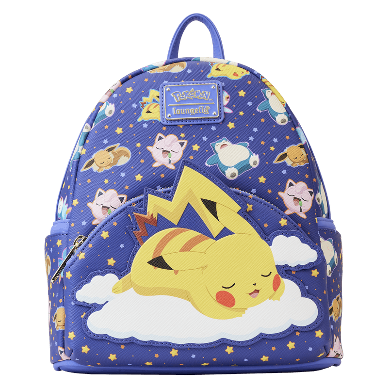 Loungefly Loungefly Sleeping Pikachu and Friends Mini Backpack Kawaii Gifts 671803464032