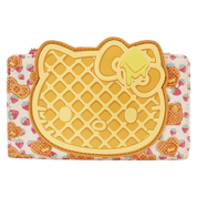 Loungefly Loungefly Hello Kitty Breakfast Waffle Flap Wallet Kawaii Gifts 671803458154