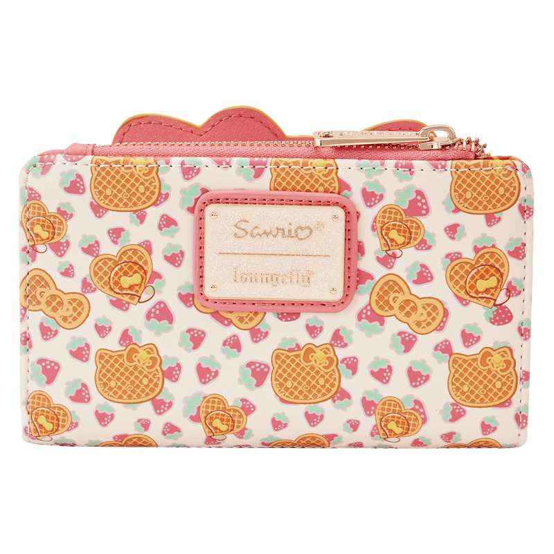 Loungefly Loungefly Hello Kitty Breakfast Waffle Flap Wallet Kawaii Gifts 671803458154