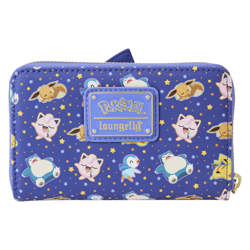 Loungefly Loungefly Sleeping Pikachu and Friends Zip Around Wallet Kawaii Gifts 671803464056